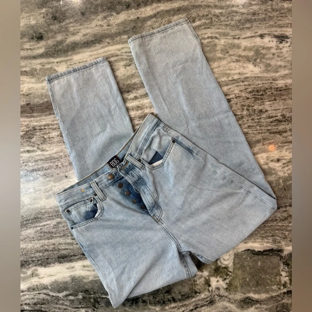 Urban Outfitters Light Blue Straight Leg Jeans - Picture 6 of 7